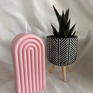 Pink Peony - Pink Arch Soy Wax Candle