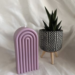 Lavender Haze - Purple Arch Soy Wax Candle