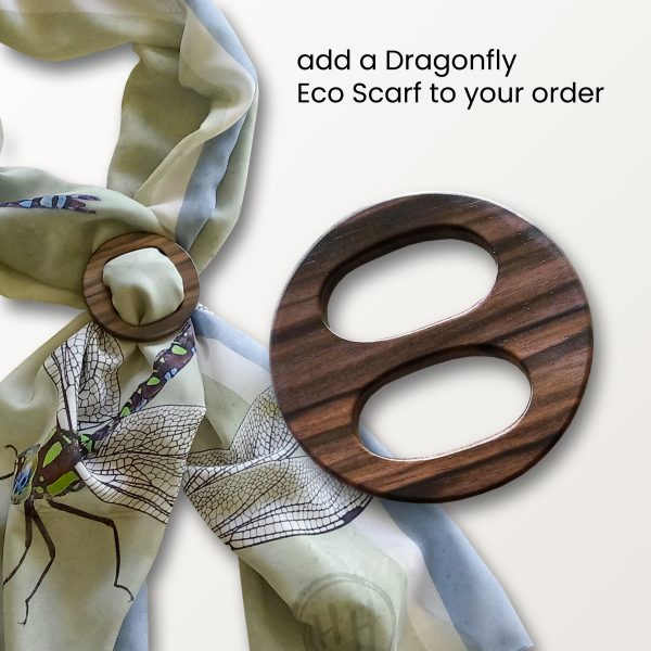 Tiger Ebony Wood Scarf Ring