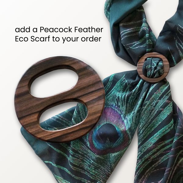 Tiger Ebony Wood Scarf Ring