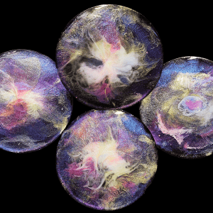 Resin Art Coasters 3.5" Galaxy