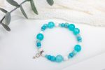 Jade, Arizona Turquoise,, Magnesite & Howlite bracelet