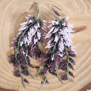 Wisteria Cascade Beaded Earrings