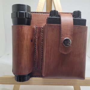 Pager Case with flashlight holder