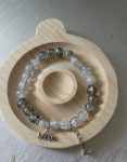 Midnight & Mist "Love" Crackle Bracelet – Sentimental Mother’s Day Gift