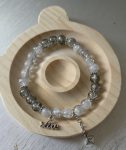 Midnight & Mist "Love" Crackle Bracelet – Sentimental Mother’s Day Gift