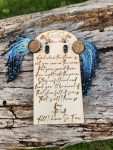Celestial Midnight Beaded Fringe Earrings
