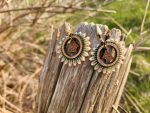 Ethereal Butterfly Woodland Hoop Earrings