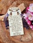 Elegant Lavender and Plum Ombre Beaded Fringe Earrings with Crystal Drops