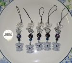 Cute Koala & Pearly Bow Phone Charm – Whimsical Y2K Accessory
