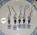 Cute Koala & Pearly Bow Phone Charm – Whimsical Y2K Accessory