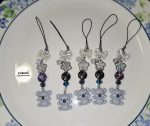 Cute Koala & Pearly Bow Phone Charm – Whimsical Y2K Accessory