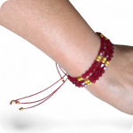 Handmade 3 Strands Beaded Bracelet