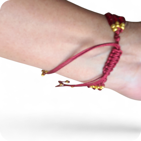 Handmade 3 Strands Beaded Bracelet