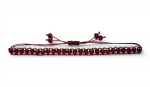 Dark Red Crystal Beads Bracelet