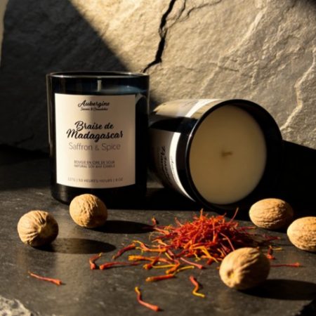 Saffron & Spice Soy Candle , 227 g.