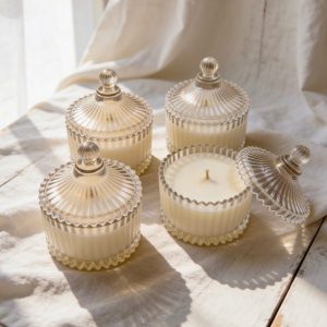 Fresh Linen Scented Soy Candle Set
