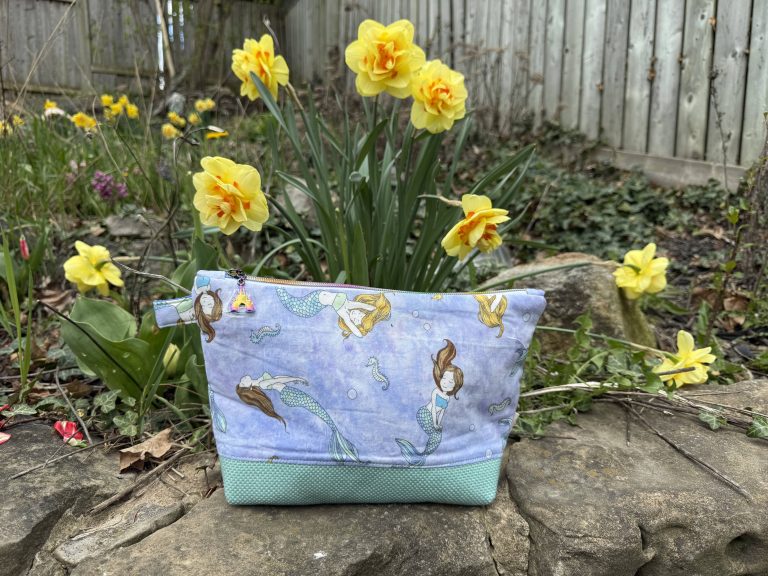 REGULAR Mermaid & Fairy Zipper Pouch | Handmade Cosmetic Bag | Travel Makeup Bag | Cute Gift for Girls (Copy)