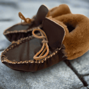 Sheepskin Cuff Slippers