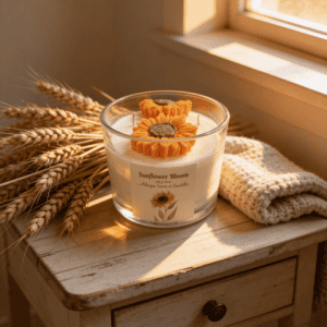 Sunflower Bloom Soy Candle, 16 oz