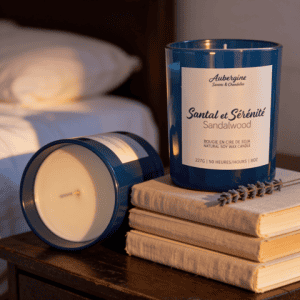 Sandalwood Soy Candle, 227 g.