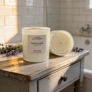 Lavender Veil Soy Candle, 227 g.