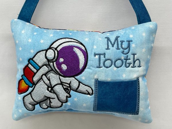 Astronaut Tooth Fairy Pillow by Tooth Fairy Tess- Personalized