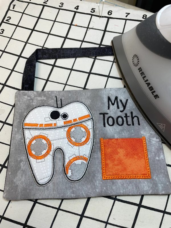 Space Robot Tooth Fairy Pillow by Tooth Fairy Tess- Personalized