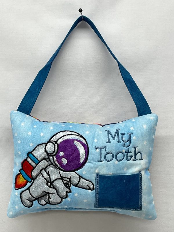Astronaut Tooth Fairy Pillow by Tooth Fairy Tess- Personalized