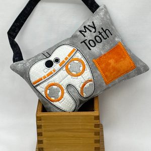 Space Robot Tooth Fairy Pillow by Tooth Fairy Tess- Personalized