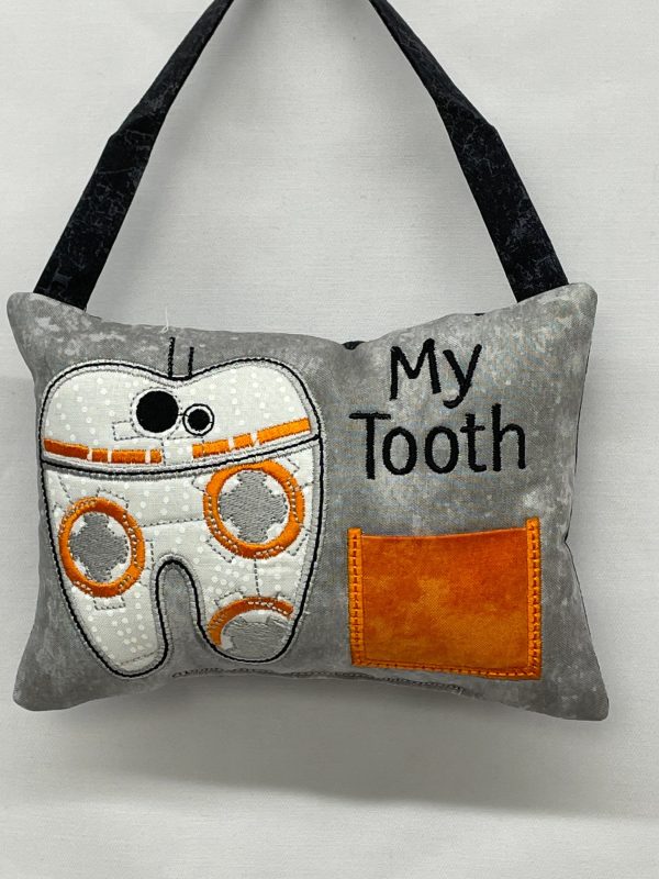 Space Robot Tooth Fairy Pillow by Tooth Fairy Tess- Personalized