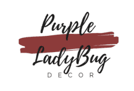 Purple LadyBug Decor