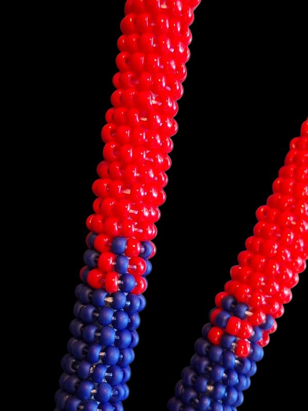 Your Colors, Your Style: Custom Beaded Lanyard Keyring - Long 36 Inch Over the Head Style