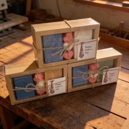 Father's Day Artisan Soap Gift Set, 300 g.