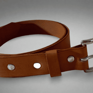 Leather belt