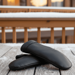 Sheepskin Lined Mittens