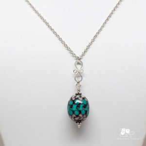 Twisted Teal Necklace
