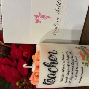 Teacher's Appreciation Candle By Scents in Fields
