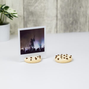 Chocolate Chip Cookie Polaroid & Card Stand Holder