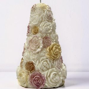 Wedding Party Table, Rose Tree Centerpiece Candle