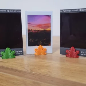 Canadian Maple Leaf Polaroid & Photo Stands