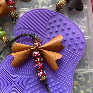 Dragonfly keychain/ bag dangle