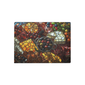 Gilded Graze – Stained Glass Style Cutting Board