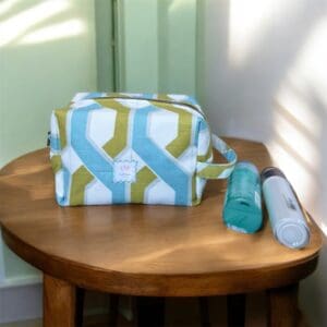 Handmade Cosmetic Pouch | Zipper Makeup Bag | Travel Toiletry Organizer| Cute Organizer for Skincare & Essentials | Gift for her